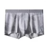 Sous-pants 1pc Men de sous-vêtements pour hommes de taille moyenne Boxers Boîtres respirants Bulgle Pagnière de lingerie