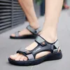 Outdoor Watable Sandals Mann Arch Support Yogamatte Innensohle Gladiator Open Toe Summer Beach Slipper Antiskid Langable Flat Men Schuh 240506