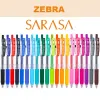 Stylos 12pcs Zebra Sarasa Color Gel Gel Pen JJ150,5 mm 20 couleurs en option imperméable et lughtrestant coloré brillant écriture lisse