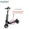 Easy Folding Electric Scooter Frame Open Size 150mm Fit with 11inch Tyres Aluminum Alloy Frame for 52V60V Scooter