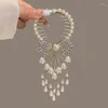 Haare Clips Frauen Meigen Geschenke Blume Haarnadelinnen weibliche Bogen kreative Glocke Quasten Klauen Mädchen elegante Kristallschnallen Accessoires