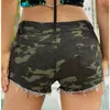 Summer Fasion Denim Shorts Streetwear Women Women Dow-Borted Deshed Deslable Breathable Plus S-XXL Short 240418