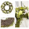 Faux Floral Greenery Páscoa Easter Ovo Wrinal