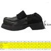 Klänningskor Koznoy 4,5 cm Retro Ethnic Platform Wedge Spring Big Toe Non Slip Shallow Women äkta Leather Mary Jane Ladies Luxury