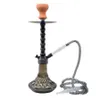 Pipes fumeurs du narguilé arabia ensemble grand tube à tube acrylique shisha en céramique bol tuyau à eau barre ktv accessoires de narguilé cadeau d'anniversaire décorat t240423