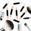 Make-up-Bürsten 20pcs Doppelköpfige Lidschattenbürste Einweg für Frau Frau Frauen kleiner Größe