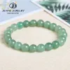 Strands JD Natural Jade Stone Yellow Pink Red Green Aventurine Women Bracelets Yoga Mala Prayer Rosary Beads Healing Reiki Jewelry