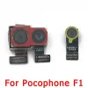 Kablar fram- och bakre bakkamera för Xiaomi Mi Pocophone Poco F1 Huvudsaklig kameramodul Flex Kabelersättning av reservdelar