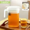 Water Bottles Portable Fridge Beverage Dispensers With Handle And Filters Containers For Refrigerator Home Use