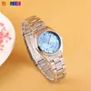 Нарученные часы Skmei Japan Movement Luxury Quartz Watches для женщин Thin Lady Hour Ladies Reloj Mujer Fashion Simple Quartz Women Watch 1620 240423