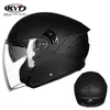 Hełmy motocyklowe KYT NFJ Hełm podwójny obiektyw Summer 3/4 Otwarta twarz Capacete Casco de Moto Anti-Blare Motobike Electric Motobike