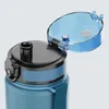Bouteilles d'eau vendant une tasse d'espace en plastique givré dégradé avec couverture de rebond à boire direct portable pour les sports de plein air