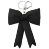 Keychains kleurrijke accessoire voor portemonnee rugzak elegante bowknot -vormige hangerse sleutelringen sleutelhanger f0s4