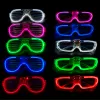 Occhiali da sole 20/10/30/40/50 PC GLOW in The Dark Glasses Light Up occhiali a LED al neon Favori occhiali da sole per bambini adulti decorazioni