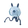 Autres appareils électroménagers USB Fan de charge Baby Pousteille de lit de lit de lit silencieux et ventilateur rétractable avec type de clip Variable Portable Octopus Mini Fan Office Office Bureau de bureau J240423