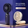 Autres appareils aromathérapie ventilateur électrique portable à haute valeur écran numérique écran rechargeable mini ventilateur J240423