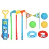 Clubs Outdoor Sports Interactive Gift Ball Kids Toy Exercise Abs Golf Clubs Set Parent Child Activities Early Educational Fiess Game