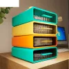 Lådor multifunktionella förvaringslådor Desk arrangör Sundries Holdercosmetic Desktop Storage Box Stationery Stackbart kontor hem nytt