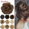 Chignon BENEHAIR Synthetic Messy Bun Scrunchy Hair Bun Fake Hair Women Chignon Elastic Hair Band Hairpieces For WomenUpdo Donut Chignon