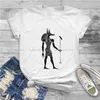 Women's T Shirts Ancient Egypt Culture Polyester TShirt For Women Anubis Humor Casual Tee Shirt High Quality Trendy