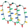 Decorações Up LED Light Christmas Mardi Gras Bads Colar Drop Delivery Amn5k