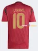 Maillot Belgia piłka nożna koszulka de Bruyne Lukaku Doku 2024 Eurocup National Team Football Shirt Kids Home Away Carrasco Tielemans Bakayoko Trossard futbol mundury
