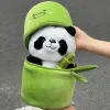 Toys New Bamboo Panda en peluche en peluche Toy Soft Bamboo Bag Simulation Panda Panda Cute Panda Cat Doll's Birthday Gift's Birthday