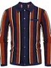 Polos de hombre 2024 Collar de otoño Jacquard Jacquard Camisa de punto de manga larga Yapi Polo Camiseta