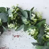 Decorative Flowers 42cm Decoration Artificial Flower Fake Rattan Home Leaf Leaves Lifelike Party Plant Spring Summer Wall Wedding
