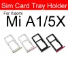 Kablar Sim Card Tray Holder för Xiaomi Mi A1 A2 Lite A3 5X 6X CC9E Redmi 6 Pro Sim Card Reader Slot Adapters Socket Repair Delle Parts