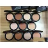 Maquiagem de pó de face NC NW Cores pressionada com Puff 15G Marca de beleza feminina Cosméticos Powders Foundation Drop Drop Health Otjdx