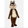 2024 Halloween Squirrel Mascot Costume Fun Tost Suit Birthday Party Halloween Outdoor tenue Robe