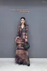 ワークドレス2024春秋の女性ファッショントレンドVネックフィットトップTシャツ汎用ラップヒップハーフスカートデザイン2ピースlx630s