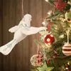 Decorazioni natalizie Merry per casa 2024 Simulazione di tessuto non tessuto Birds Navidad Noel Tree Pendant Year