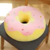 Kuddar roliga kreativa donut kudde barn flickvän gåvor golv kudde kudde mjuk plysch dessert härliga fyllda leksaker heminredning