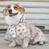 Dog Apparel Pet Hooded Raincoat Stylish Lightweight Waterproof PU Safety Reflective Stripes Breathable Rain Jacket Outdoor Clothes