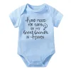 One-Pieces Baby Bodysuit Hand Picked For Earth By My Great Grandpa In Heaven Printed Newborn Romper Cotton Body Baby Girl Boy Clothes