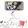 Monitorer WiFi Baby Car Monitor Wireless Monitor Camera för BABY BACKA FACING SEAT 360 ° Rotation Night Vision USB Powered Car Mirror Camera