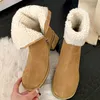 BOTAS ENMAYER TAMANHO 33-40 INS Women Women Boot Plataforma Sapatos de inverno Moda quente feminino Diário curto calçado neve