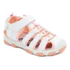 Sandali ragazze eleganti sandali sandali estivi ritagliare in gomma scarpe per bambini con scarpe sportive stanziali per ragazze chiuse sandali 240423