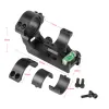 Accessories WESTHUNTER Lightweight Weaver Tactical Scope Mounts 25.4/30mm Compact One Piece Aluminum Picatinny Scope Rings With Bubble Level