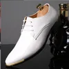 Casual Shoes Autumn Classic Business Men's Dress Fashion Elegant Formal Wedding Men Slip On Office Oxford for Black Red