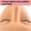 Eyelashes Eyelash Extension Training kit Silicone Mannequin Model Head Removable Eyelid Cosmetic Doll Face Beginner Practice Makeup Model