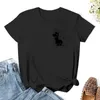 Kadın Polos Llama X (Siyah Baskı) T-Shirt Vintage Giysileri Kadınlar İçin Lady Western T Shirts