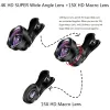 Filters 4k HD Camera Lens 15X Macro Lense Wide Angle Lens Professional Universal Clip On Cell Phone Lens for Huawei iphone Smartphone