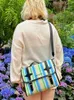 Rugzak mode hoge capaciteit 2024 in schouder nylon laptop tas handtassen voor dames luxe designer merk streeptote tas portemonnee