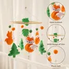 Baby Rammelt Crib Mobiles Toy Rabbit Bear Pendant Animal Fox Bed Bell Roterende muziek voor COTS Projectie Infant Gift 240418