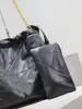 2024 DIE NEUE MODE Women's Classic Müllsack adoptiert importierte Lammhaut Original Metallkette große Kapazität All-in-One Crossbody Bag