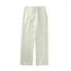 Men's Pants EN American Straight Casual Men Spring And Autumn Air Cotton HigH Street Splicing SportS Wide Leg For