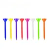 2024 50 PCS Golf Tees Plastique en forme de tasse Couleur mélangée durable disponible Auxiliaire Pratique accessoires de golf